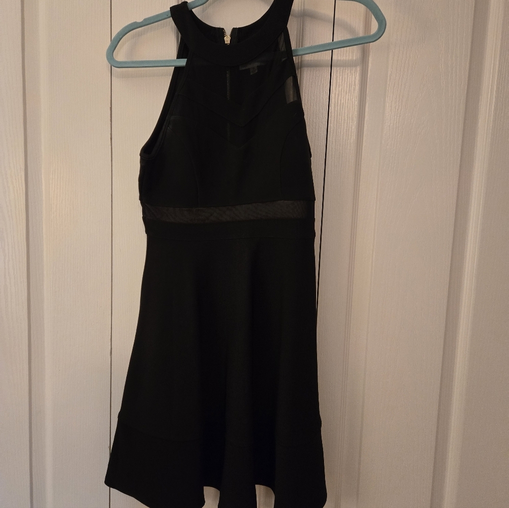 Honey and Rosie Black Semi-Formal Dress with Gold Zipper